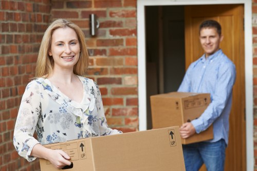 Residential packing services in Barnehurst with labelled boxes