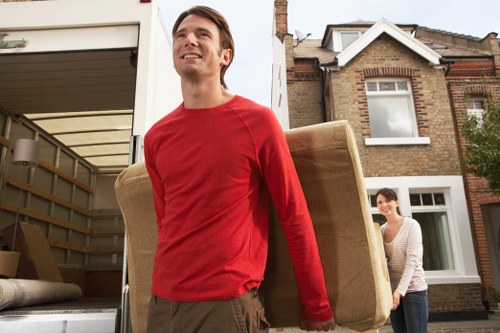 Careful loading of furniture for small removals in Barnehurst