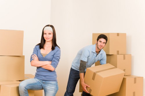Organised moving day setup for house removals in Barnehurst